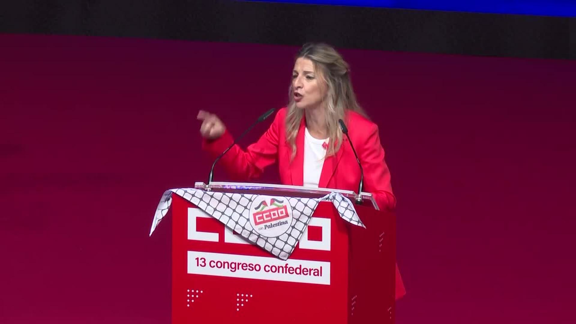 Díaz dice que reducción jornada se aprobará en el Congreso pese al rechazo de PP, Vox y Junts