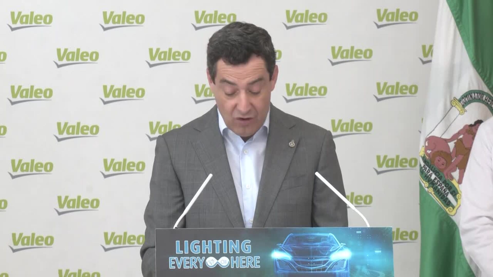 Moreno sitúa a Valeo a la cabeza del "resurgimiento industrial" de Jaén