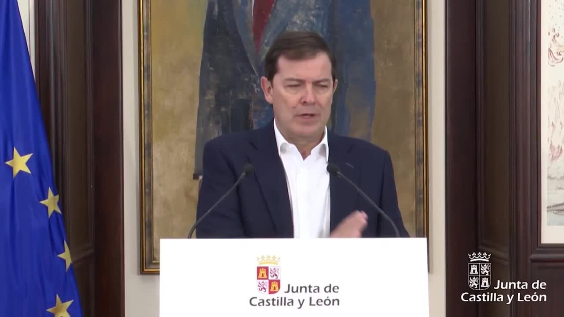Mañueco, sobre la gravedad de los incendios: "Nadie ha planteado la necesidad de un nivel 3"
