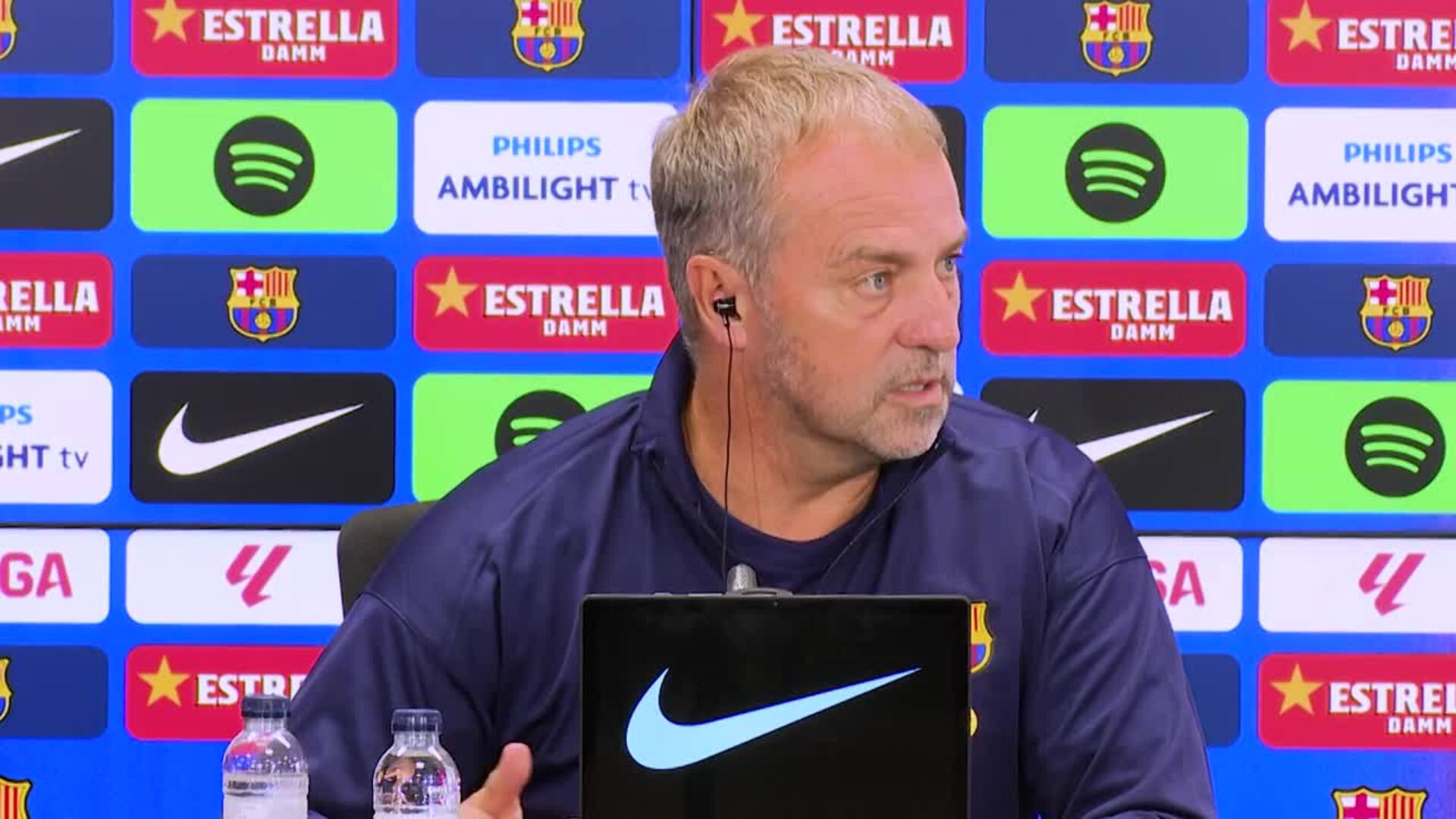 Hansi Flick: "Lamine Yamal jugó con la selección con dolor. Eso no es cuidar a los jugadores"
