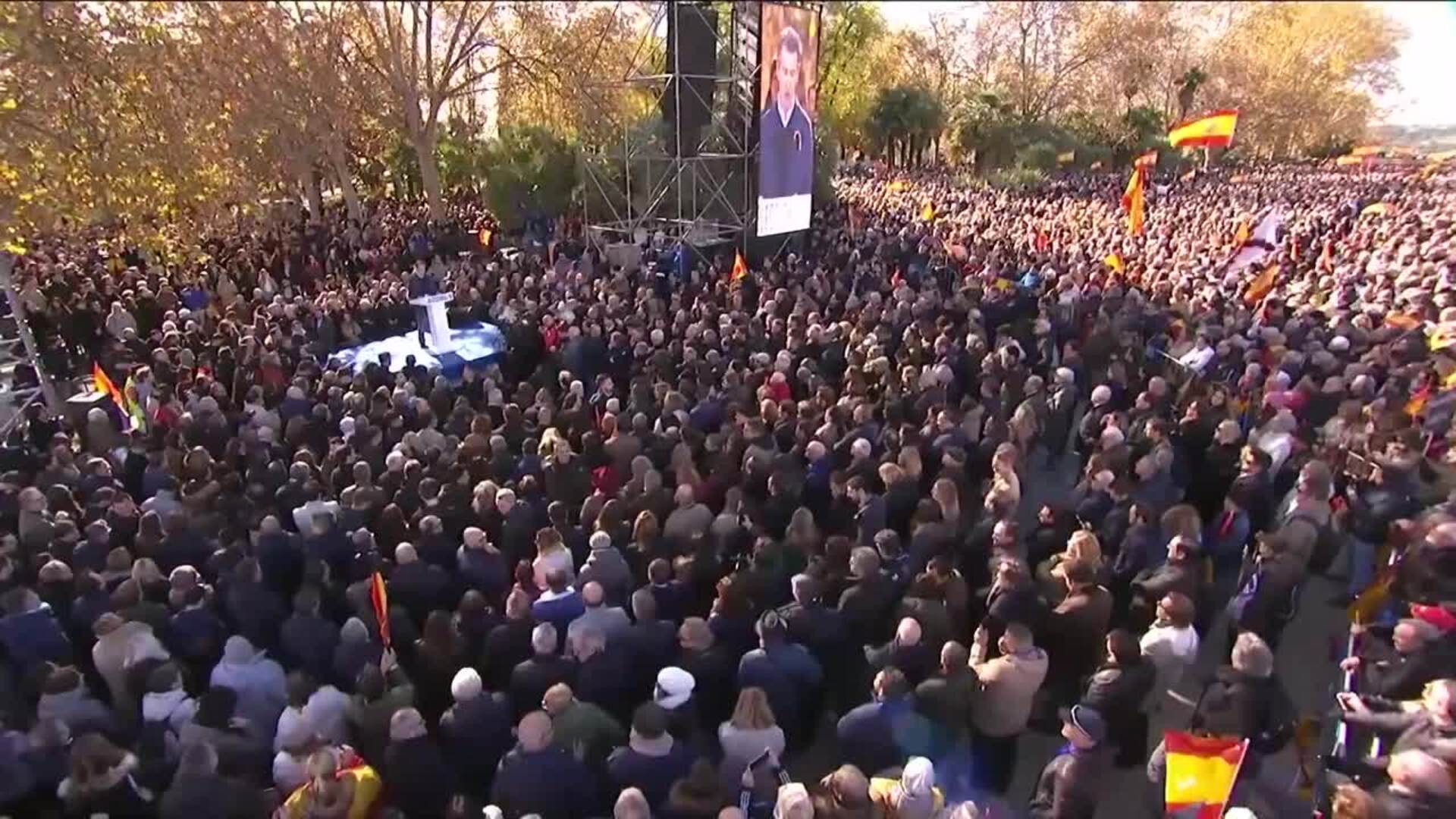 Feijóo: "El sanchismo está en la cárcel y tiene que salir del Gobierno"