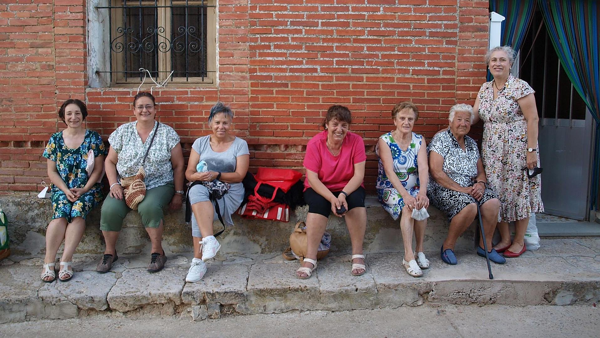 Algunas de las informantes de Autilla del Pino que han colaborado con la investigadora Esther Miguel.