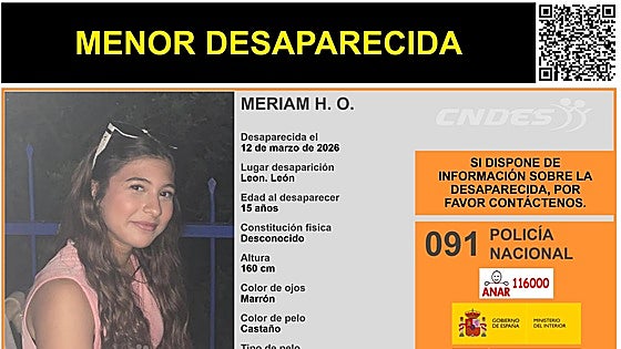 Se busca a Meriam, una chica de 15 años desaparecida en León