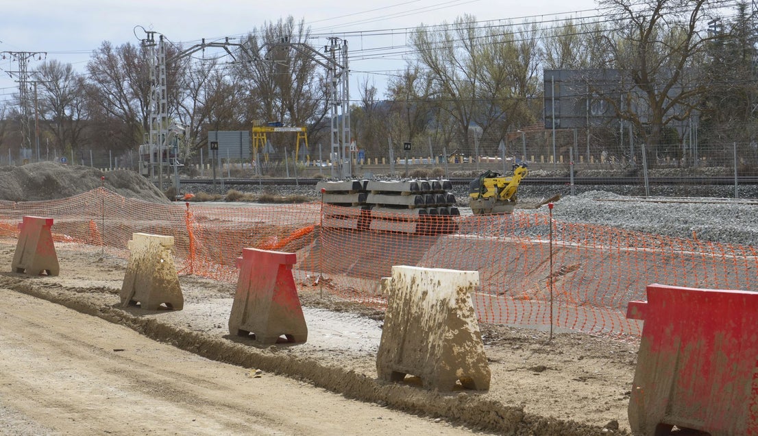 Así avanzan las obras del Ave a Cantabria en el acceso sur de Palencia ...