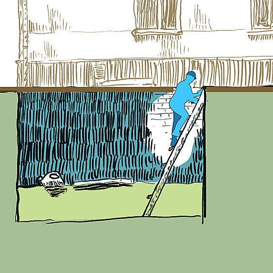 Una trampilla bajo una litera: así era el acceso al sótano de la casa de Óscar Sanz