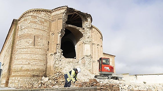 Cuenta atrás para la reconstrucción de la iglesia de Muriel: la Archidiócesis ultima el proyecto para verano