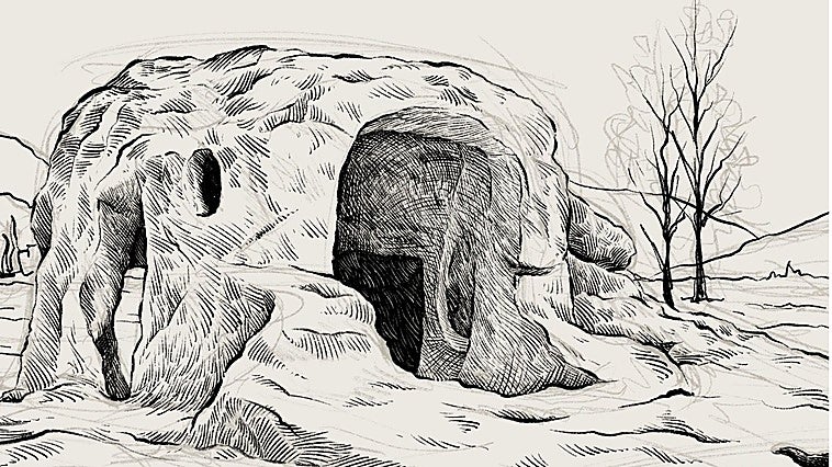 La piedra edificada del conjunto eremitorio de San Vicente en Cervera de Pisuerga