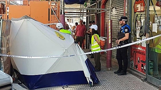 Muere un hombre aplastado por un montacargas en unas obras en Burgos