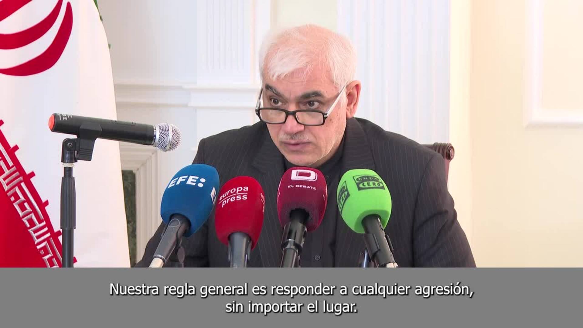Embajador de Irán en España advierte que toda localización usada en la agresión será "objetivo"
