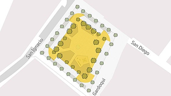 La reforma de la plaza de las Brígidas, al detalle