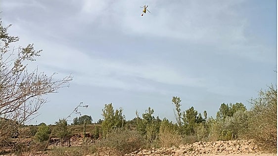 Rebajan a nivel 0 el incendio próximo a Aguilar