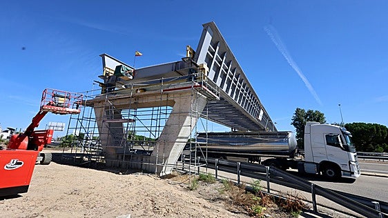 Laguna y Valladolid, desconectadas por la N-601 el lunes y el miércoles por las obras del viaducto