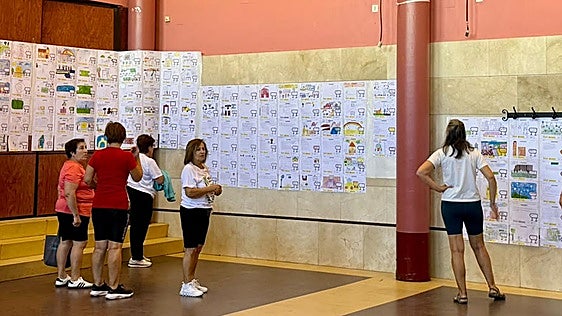 Más de 300 niños muestran en Villabrágima cómo perciben su pueblo a través de dibujos y relatos