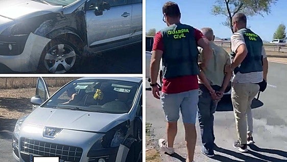 De una obra en Salamanca a un pueblo de Burgos: el conductor de 81 años que huyó 250 kilómetros con su coche destrozado