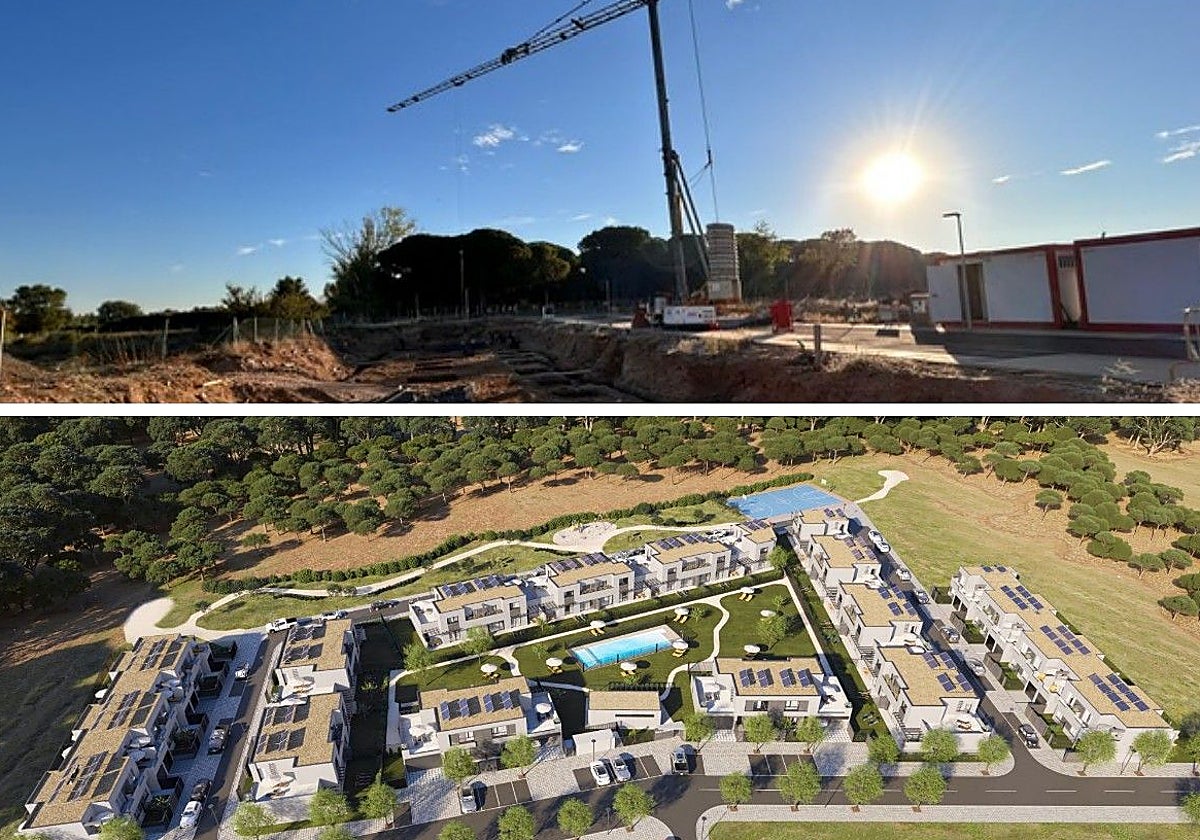 Comienzan las obras de 35 casas unifamiliares en el Camino Viejo con el 60% de ellas vendidas