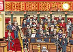Los socialistas se caricaturizan en su nueva web del Congreso