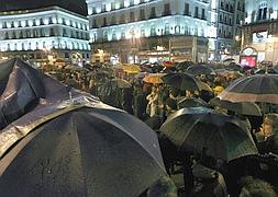 El 15M vuelve a Sol el primer día de campaña