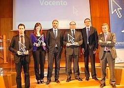 Los galardonados en los III Premios Vocento de Comunicación.