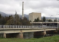 Vista de la central nuclear de Garoña. / Archivo