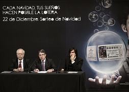 Presentación de la Loteria de Navidad. / Archivo