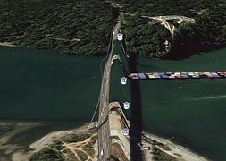 El Lion's Gate de Vancouver, en Mapas, de Apple. / Rc.