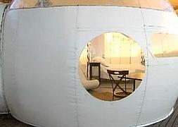 Las burbujas tienen todas las comodidades de una habitación normal, incluído el baño. / Foto y vídeo: Atlas
