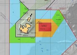 Mapa de la zona. / Oceana