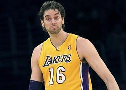 Pau Gasol, durante un partido de preparación. / Burt Harris (EFE)