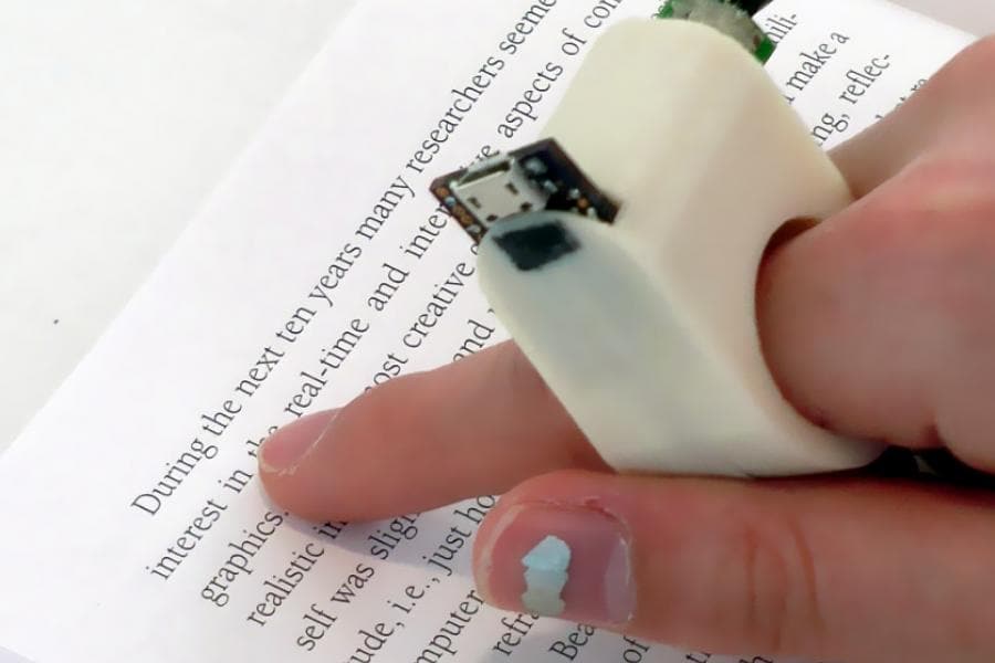 El prototipo de Finger Reader