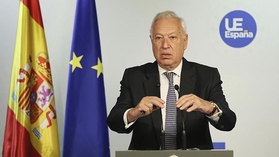 El ministro español de Asuntos Exteriores, José Manuel García-Margallo