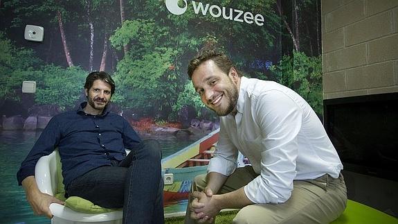 David Segura y Marcial Cuquerella, fundadores de Wouzee. Óscar Chamorro