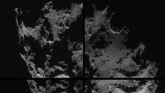 Imágenes del cometa.