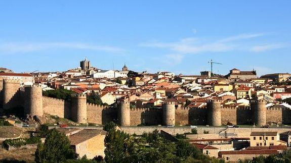 Vista panorámica de Ávila. 