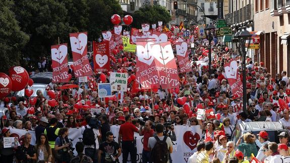 Manifestación de la Marcha por la Vida en Madrid. Efe | Atlas