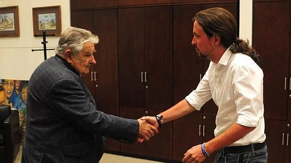 Iglesias saluda a Mujica 
