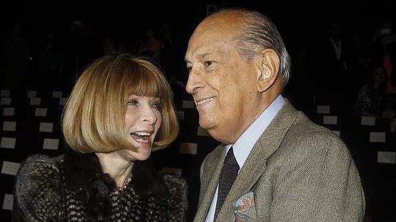 De la Renta y Anne Wintour. 