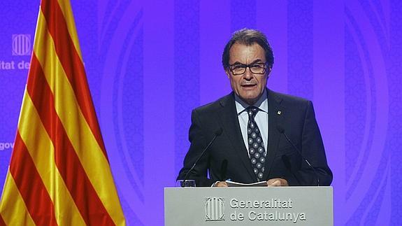 El presidente de la Generalitat de Catalunya, Artur Mas 