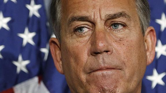 El presidente de la Cámara de Representantes, John Boehner. 