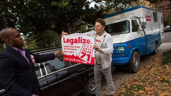 Campaña por la legalización de la marihuana en Washington D.C. 