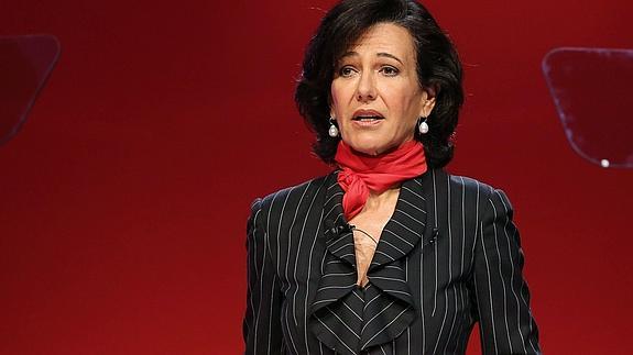 La presidenta del Banco Santander, Ana Botín. 