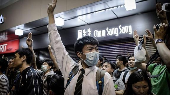 En libertad bajo fianza los líderes estudiantiles detenidos en Hong Kong