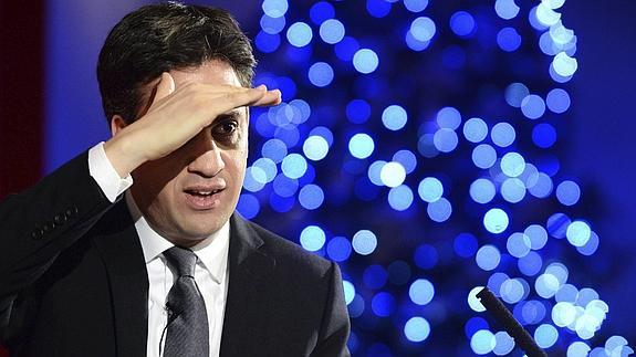 Ed Miliband, líder del Partido Laborista.