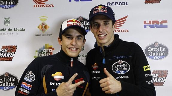 Marc y Álex Márquez. 