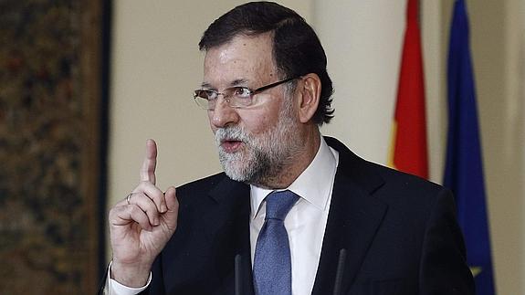 El presidente del Gobierno, Mariano Rajoy. 