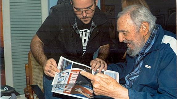 Una de las imágenes difundidas de Fidel Castro. 