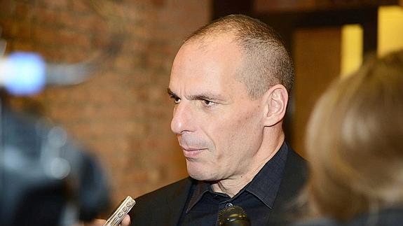 El ministro de Economía griego, Yanis Varoufakis, ayer en Venecia.