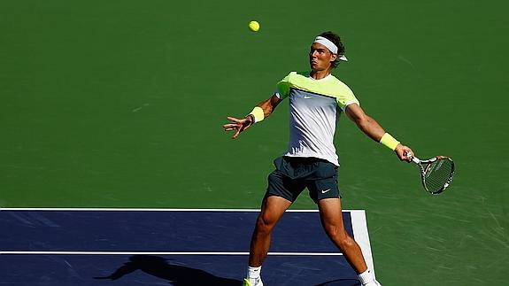 Rafa Nadal, en Indian Wells. 