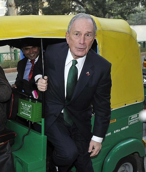 El exalcalde de Nueva York y enviado especial de la ONU Michael Bloomberg. 