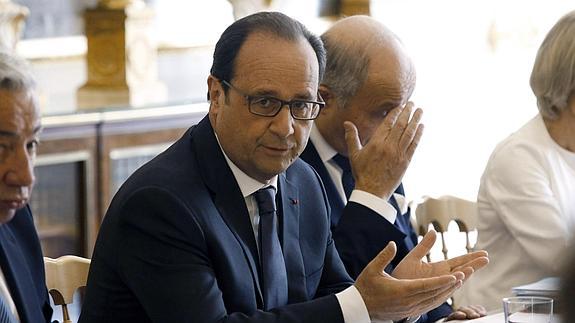 El presidente francés, François Hollande. 