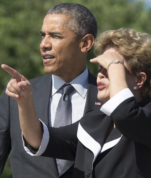 Barack Obama y Dilma Rousseff. 